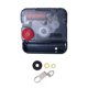 thumbnail image 1 of Accesorio De Repuesto Para Mecanismo De Reloj Con Almohadilla De Goma Negra, Eje De Reparación De Reloj DIY, Longitud De 17mm, 1 of 5