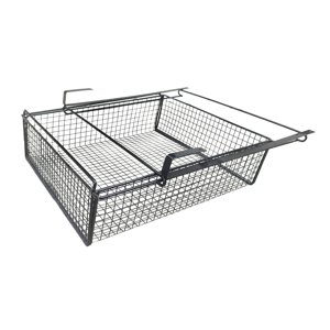 Magideal - Cajón Colgante Deslizante, Caja De Almacenamiento Para Artículos Diversos, Fácil Instalación, Cajón De Almacenamiento Para Armario De Oficina, Gabinet Negro