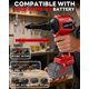 thumbnail image 2 of Soplador de aire inalámbrico Aenkuto compatible con Milwaukee 18V, 2 of 7