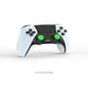 thumbnail image 5 of Kit de tapas metálicas para joysticks y botones traseros compatibles con el mando Edge de PS5 - Cubierta de seta para palanca de pulgar, palanca basculante 3D-Oro Verde, 5 of 6