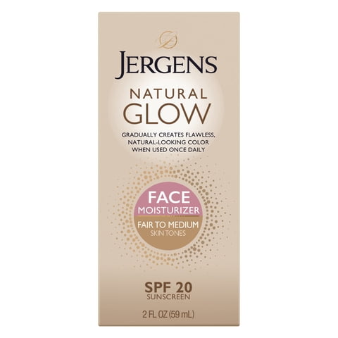 Crema Hidratante Jergens Natural Glow Face Spf 20 60 Ml Fair-Medium