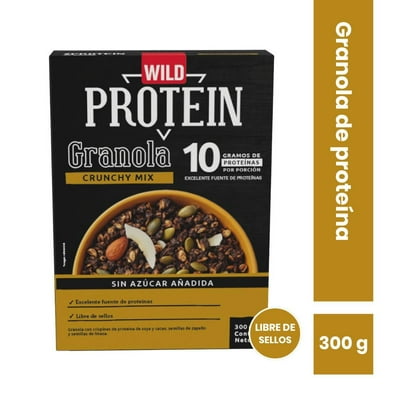 Granola Crunchy Proteína 300 G Wild Protein