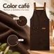 thumbnail image 4 of Delantal de Cocina Color Café con Bolsillo Frontal, 4 of 7