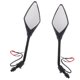 thumbnail image 5 of 2pcs Universal 10mm Motocicleta Vista Trasera Espejos Laterales LED Se?al De Negro, 5 of 5