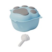 Magideal - Hundefutter-Aufbewahrungsbehälter Mit Großem Fassungsvermögen, Reisbehälter, Versiegelter Dosenbehälter, Organizador Mit Deckel, Futterspender, , Azul