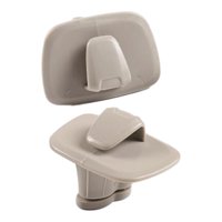 Magideal - 2 Piezas Ganchos De Techo Para Coche Gancho De Techo Colgador Funcional Pp Accesorios Interiores De Coche Para Piezas De Reparación De Vehículos S60 Gris