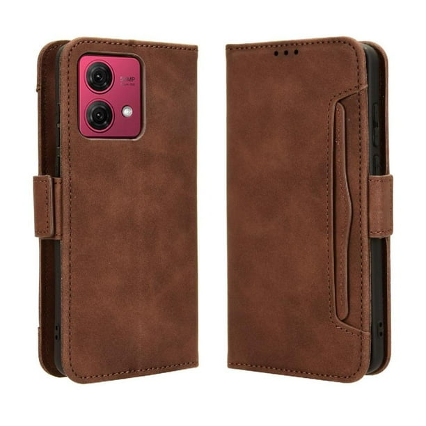 Funda Tipo Billetera FOXDOCK para Motorola MOTO G84 5G – Tapa Flip con Tarjetero