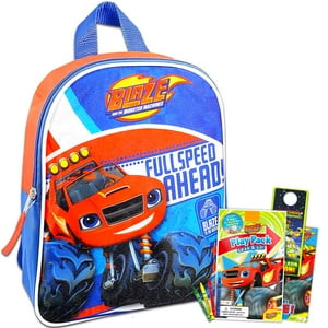 Mochila Nick Shop Blaze And The Monster Machines, Paquete De 3 Piezas
