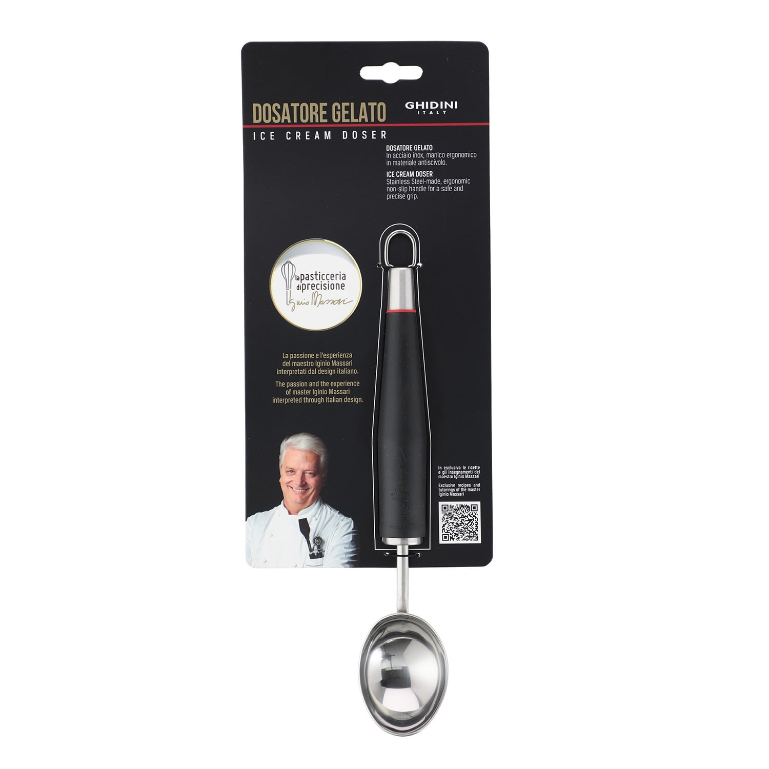 Ghidini - Cuchara Para Servir Helado Massari