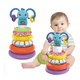 thumbnail image 1 of Torre apilable de encaje musical de elefante para bebes, 1 of 3