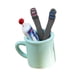 thumbnail image 4 of Accesorios De Baño De Casa De Muñecas En Miniatura Modelo De Escena De Bricolaje Para Decoración Azul, 4 of 5