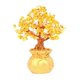 thumbnail image 1 of Mini árbol De Dinero De Cristal Estilo Bonsái Feng Shui Trae Riqueza Suerte Amarillo, 1 of 3