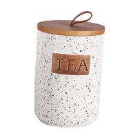 Magideal - Recipiente De Cerámica Para Almacenamiento, Tarro De Cerámica Con Sello Portátil, Encimera, Decoración De Cocina, Tarro De Almacenamiento De Alimentos Té