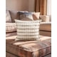 thumbnail image 4 of Pack De 4 Fundas De Cojin 45cmx45cm A Rayas Beige Con Café, 4 of 4