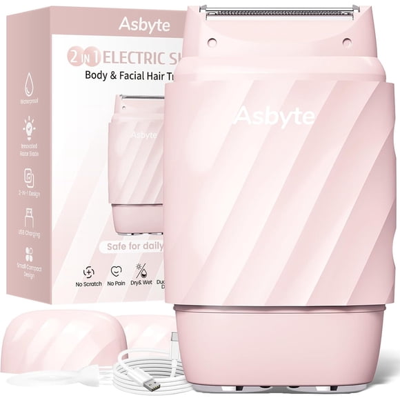 Depiladora Elactrica Asbyte 4en1 Recortadora Bikini Facial Resistente Agua