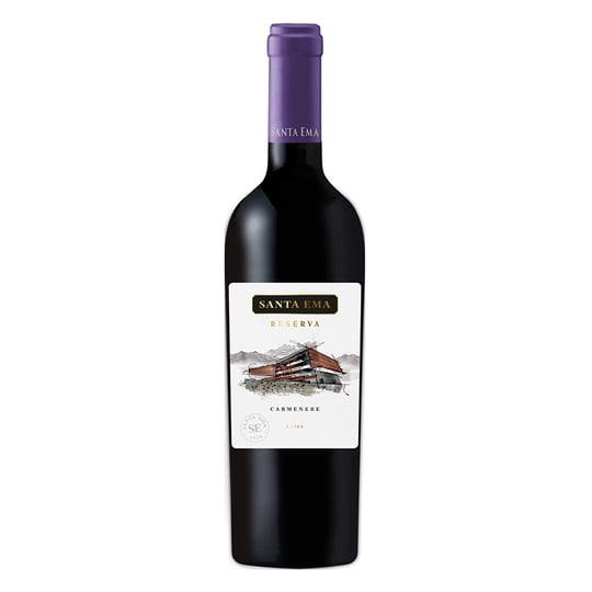 Vino Tinto Botella 750 mL Santa Ema