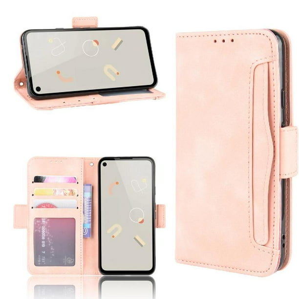 Funda Tipo Billetera FOXDOCK para Google Pixel 4A 4G – Tapa Flip con Tarjetero