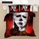 thumbnail image 1 of Horror Michael Myers ed Bedding Set Duvet Covers Pillowcases Comforter Bedding Set Bedclothes Bed LinenBed Sheets, 1 of 5