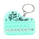thumbnail image 3 of Tiny Electronic Keyboard Key Chain Piano Keyboard Colgante Llavero Para Adolescentes Verde, 3 of 5