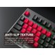 thumbnail image 5 of Set de keycaps Geeky perfil OEM con recubrimiento de goma, 23 teclas, rojo, 5 of 8