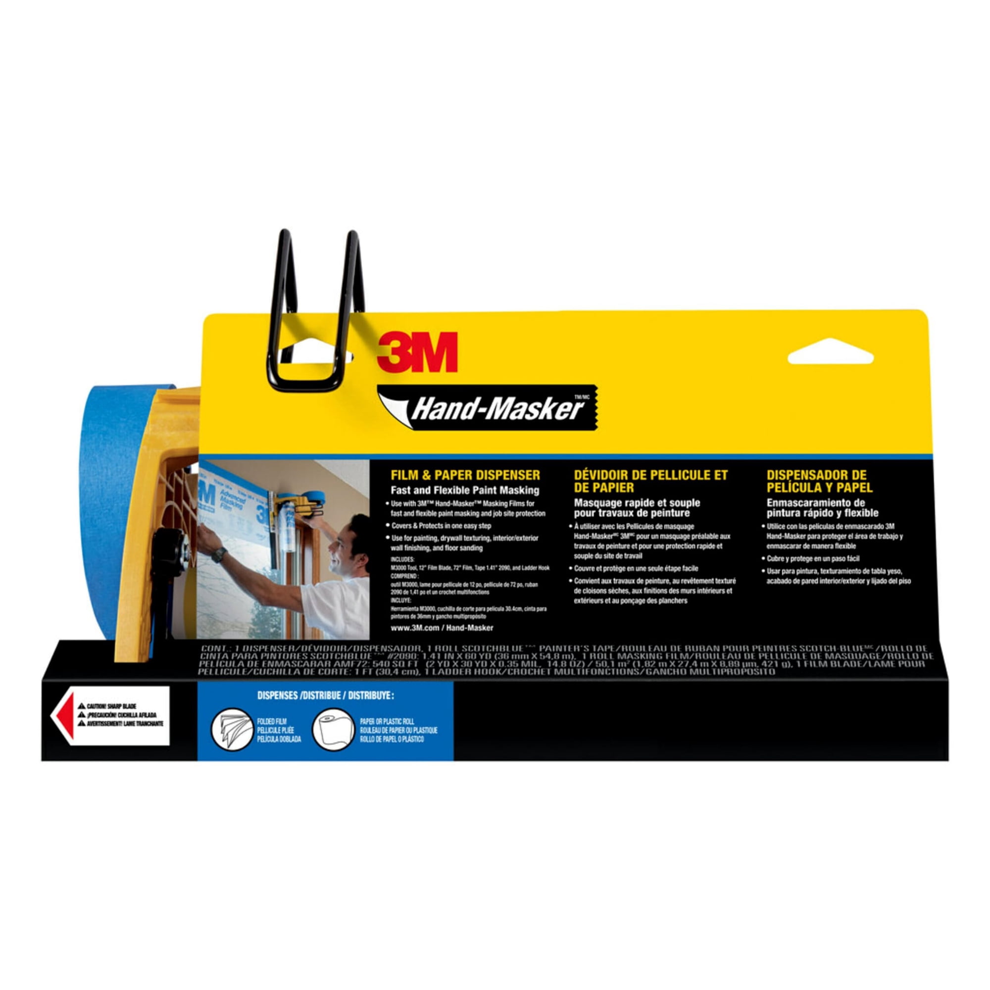 Kit De Cinta Adhesiva 3m Handmasker, Dispensadores Precargados