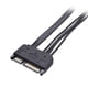 thumbnail image 3 of Cable Matters Cable de Extensión de Alimentación y Datos SATA de 51 cm, Paquete de 2, 3 of 6