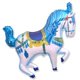 thumbnail image 3 of Globo Flexmetal 66 cm Forma de Caballo de Lámina Azul, 3 of 3