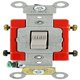thumbnail image 1 of Interruptor silencioso AC de doble polo Leviton 1222-2GY 20A, 1 of 1