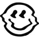 thumbnail image 1 of Sticker Twisted Smiling Face Cartoon Auto Camioneta Camión, 1 of 3