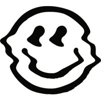 Rienda Libre - Sticker Twisted Smiling Face Cartoon Auto Camioneta Camión