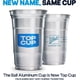 thumbnail image 2 of Party Cup Top Cup by Ball, 350 ml, 50 unidades, aluminio reutilizable, 2 of 7