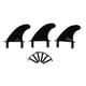 thumbnail image 3 of 3x Top Surf Fin SUP Stand Up Paddle Board 4.6x4.5'' Accesorios, 3 of 3