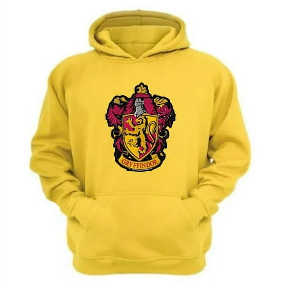 Polerón Canguro Gryffindor Amarillo Talla Xl Unisex