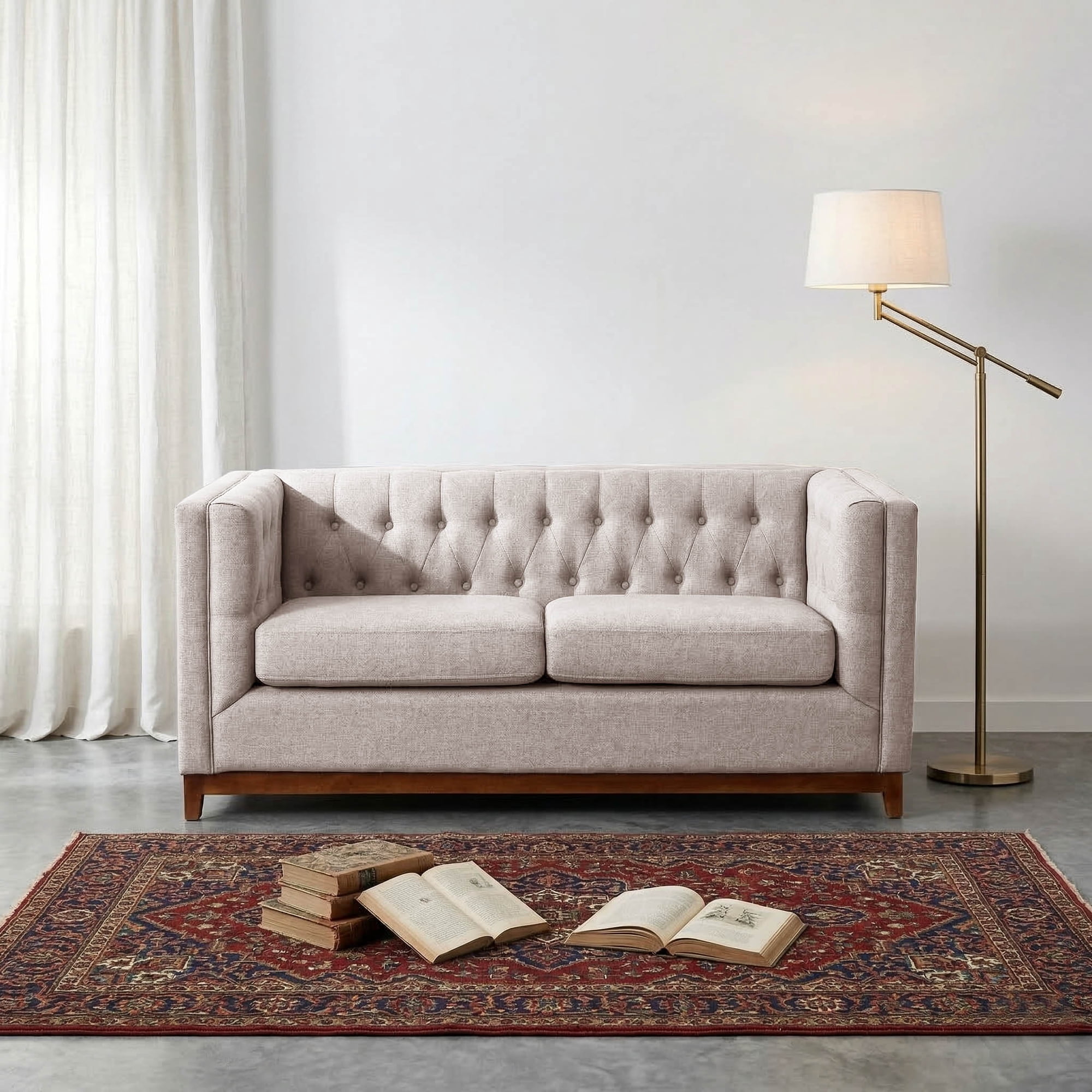 Latam Home - Sofa Roma 2c Lino Blanco