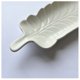 thumbnail image 2 of Bandeja Decorativa Para Mesa De Hoja Blanco Ceramica, 2 of 3