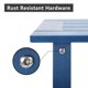 thumbnail image 4 of Mesa lateral exterior Meluvici doble Adirondack resistente a la intemperie, 4 of 7
