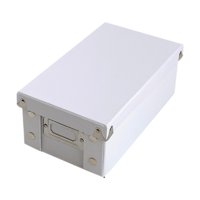 Ioensy - Caja De Tarjetas Index Contenedor Plegable Organizador Index Divisores De Tarjetas De Almacenamiento Caja De Almacenamiento