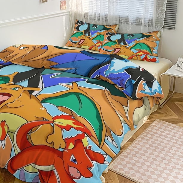 Ch_arma_nder Print Bedding Set Pattern Duvet Cove Set 3 Pieces 1 Quilt Cover And 2 Pillowcases for Women Men Teens