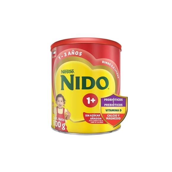 Leche en Polvo sin Azúcar etapa 1+, 800 g