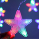 thumbnail image 5 of Luz Luces Navidad Carga Solar 5m Estrellas Multicolor, 5 of 6