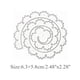 thumbnail image 2 of Troquel metálico XMYXCRAFT flor espiral 6 x 5,8 cm, 2 of 7