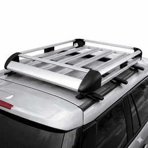 Genérica - Parrilla Porta Equipaje Auto 130X90X10 Cm Barras Metálicas