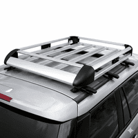 Genérica - Parrilla Porta Equipaje Auto 130X90X10 Cm Barras Metálicas