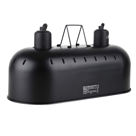 DXOPHIEX Luminaria Dual de 15" para Reptiles (Luz y Calor)