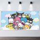 thumbnail image 2 of Sanrio Fondo Temático Pancarta Suministros de Decoración para Fiesta de Cumpleaños, Decoración de Fondo de Fiesta Personalizado,150x90cm, 2 of 6
