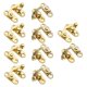 thumbnail image 1 of 10 Piezas De Hebilla De Pestillo De Bloqueo De Cuerno De Cerrojo Antiguo Para Caja De Herramientas De Caja De Joyería De Madera, 1 of 5
