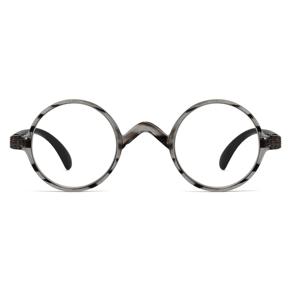 Gafas de lectura Reducblu Professor redondas vintage gris +0.00