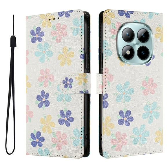 FOXDOCK Funda Tipo Cartera para Xiaomi Redmi Note 15 Pro Plus 5G con Soporte y Correa – Diseño de Patrones Lindos