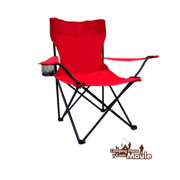 Silla de Camping y Playa rojo