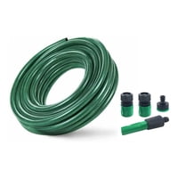 Genérico - Manguera Reforzada 1/2 Pulgada 15 Mts Mas Pistola Y Acoples